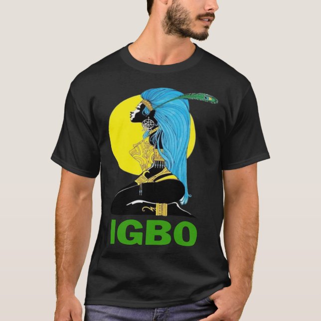 Igbo Girl  Cute Nigerian Girl Of Nigeria T Shirt (Framsida)