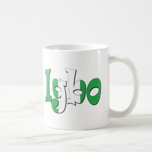 Igbo (nigeriansk flagga) kaffemugg