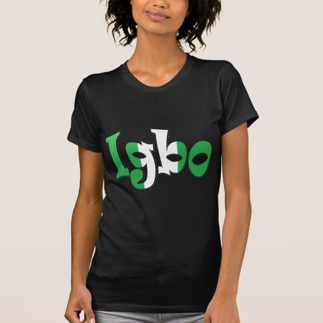 Igbo (nigeriansk flagga) t-shirt (Framsida)