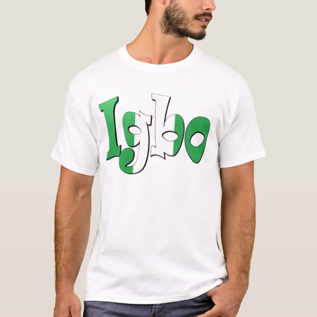 Igbo (nigeriansk flagga) t-shirt (Framsida)