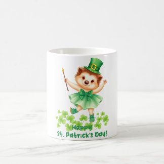 Igel Igelin Gráinneog Happy St. Patricks Day Kaffemugg