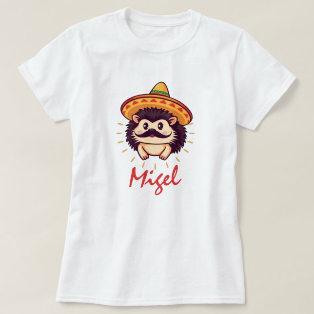 Igel-Migel Hedgehog T Shirt (Design framsida)