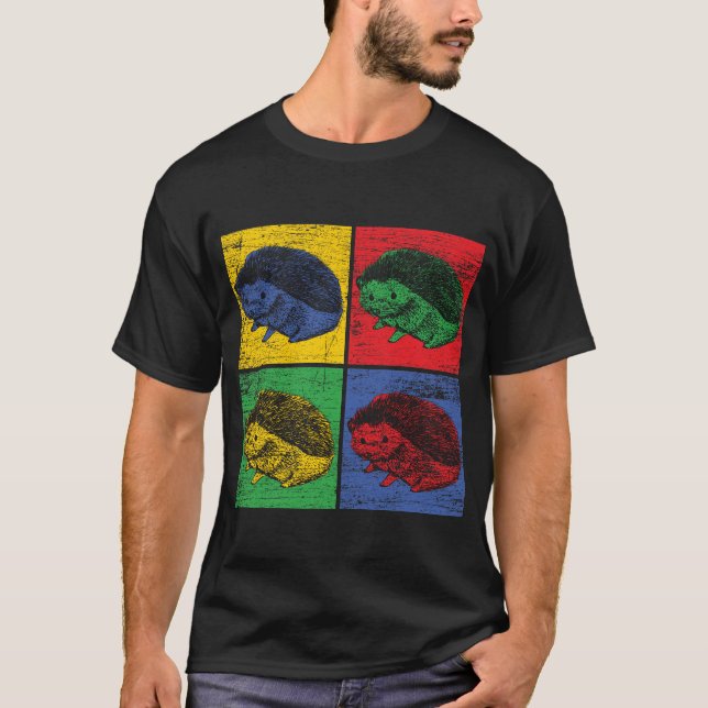 Igel Popart T Shirt (Framsida)