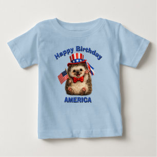 Igelkott (5år) Patriotisk Barn T-Shirt