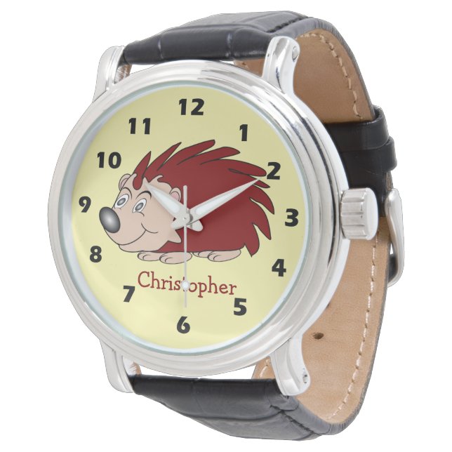 Igelkott Design Armbandsur (Vinklad)