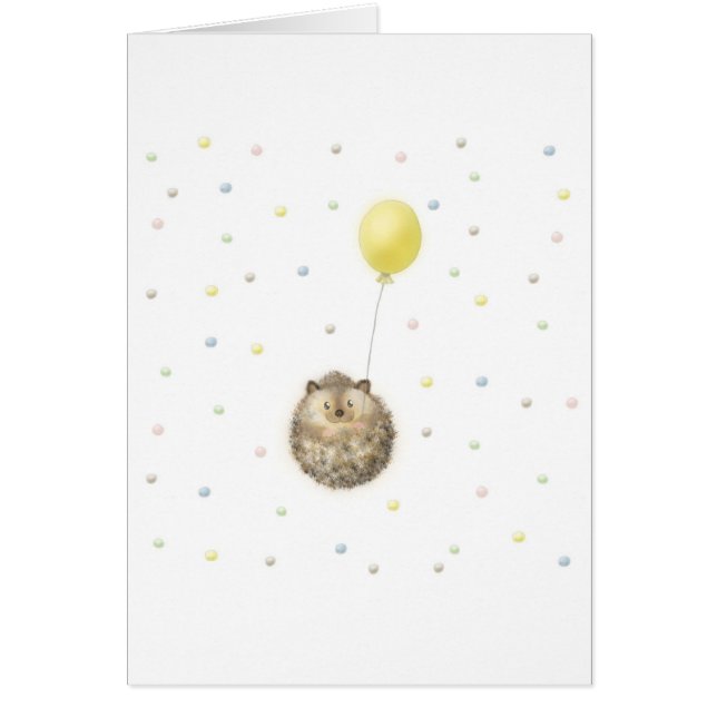 Igelkott Hälsningskort (Framsidan)