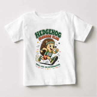 Igelkott Löpklubb Söt Maskot T-Shirt