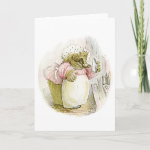 Igelkott med den järnFru Tiggy-Winklen Kort