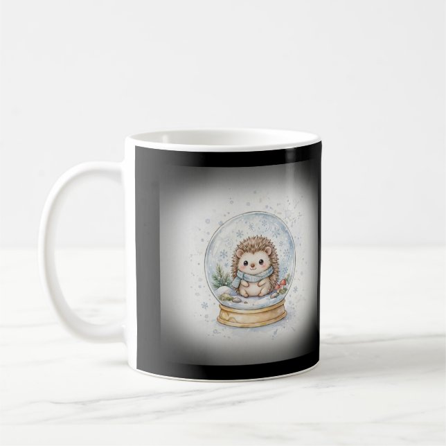 Igelkott Snöglob Jul Kaffemugg (Vänster)