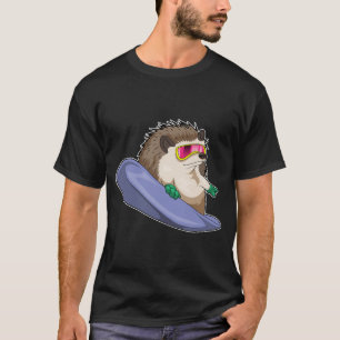 Igelkott Snöskida Vintersporter T Shirt