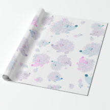 Igelkott som slår in papper