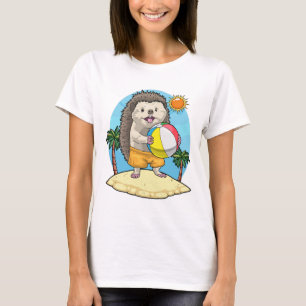 Igelkott Strand Vattenpolo Sommar T Shirt