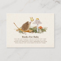Igelkott Svamp Fjäril Böcker För Baby Shower