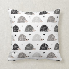 Igelkottar och hjärtor kudde