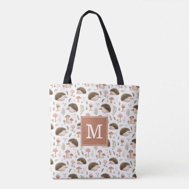 Igelkottar och svampar Totebag Tygkasse (Baksida)