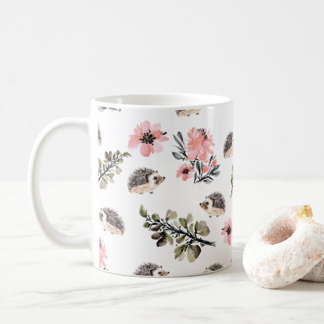 Igelkottblommigt Kaffemugg (Med munk)