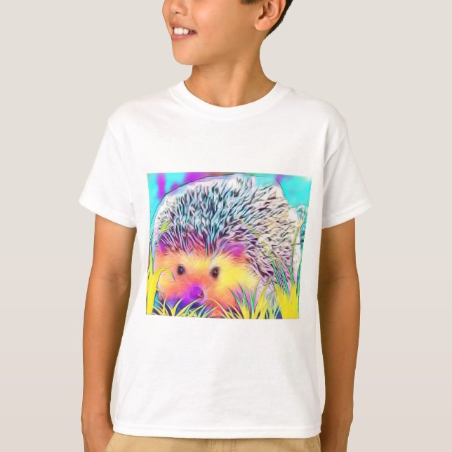 Igelkotten avbildar tee shirt (Framsida)