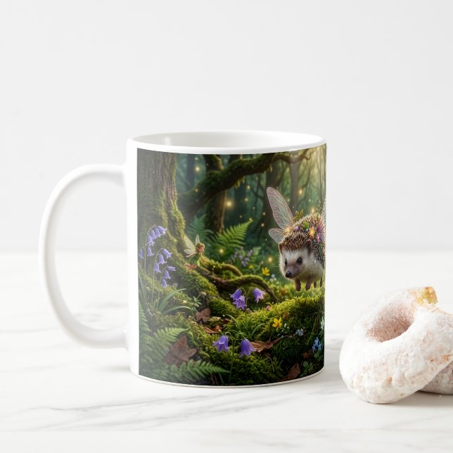 Igelkottens Älv Viska Fantasi Kaffemugg (Med munk)