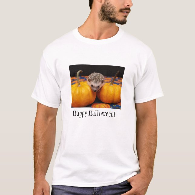 IgelkottHalloween hälsningar Tee (Framsida)