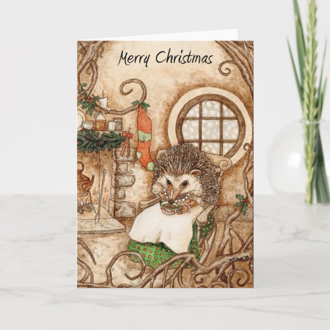 Igelkottjul - del 1 helgkort (Framsida)