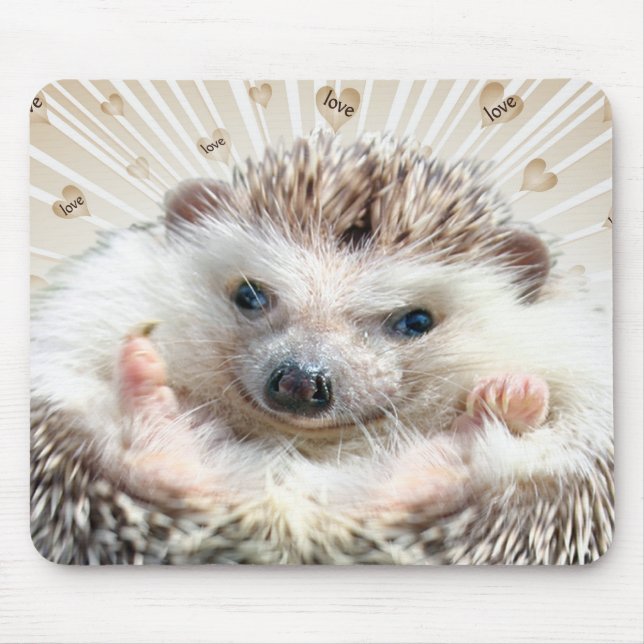 Igelkottkärlek Mousepad Musmatta (Framsidan)
