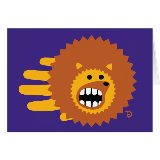 Igelkottkort Hälsningskort (Framsidan Horizontal)