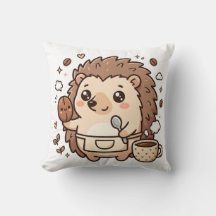 Igelkottsbönkaffe Kawaii Kudd Kudde