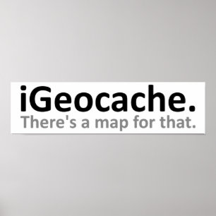 iGeocache Rolig Affisch