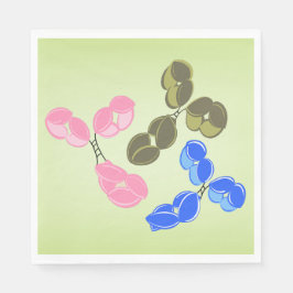 IgG-Pappersservett - 50 antal i olika storlekar Pappersservett