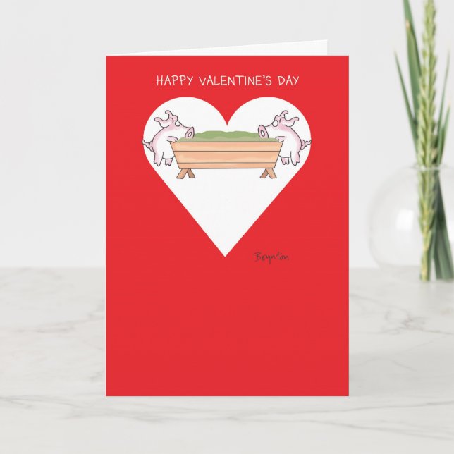 IGGERA UT-Valentineser efter Boynton Helgkort (Framsida)
