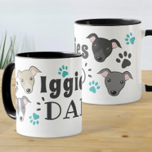 Iggies Hund Italienska Greyhound Cute Tassar Teckn