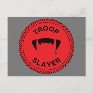 IGGPPCamp 2020 Troop Pride Badge Postcard Teeth Vykort