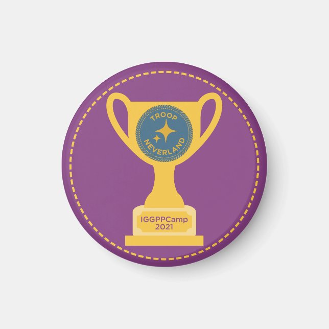 IGGPPCamp 2021 Camp Kopp Winner Magnet (Framsidan)