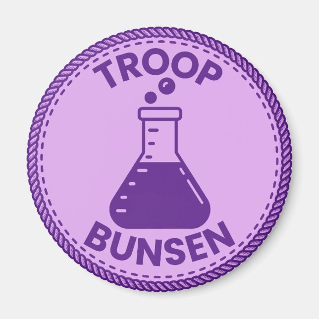 IGGPPCamp Magnet - Bunsen-variant (Framsidan)