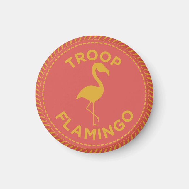 IGGPPCamp Troop Flamingo Magnet (Framsidan)