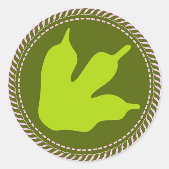 IGGPPCamp Troop Kaiju Pride Runt Klistermärke (Framsida)