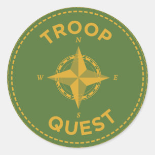 IGGPPCamp Troop Quest Stickers Runt Klistermärke