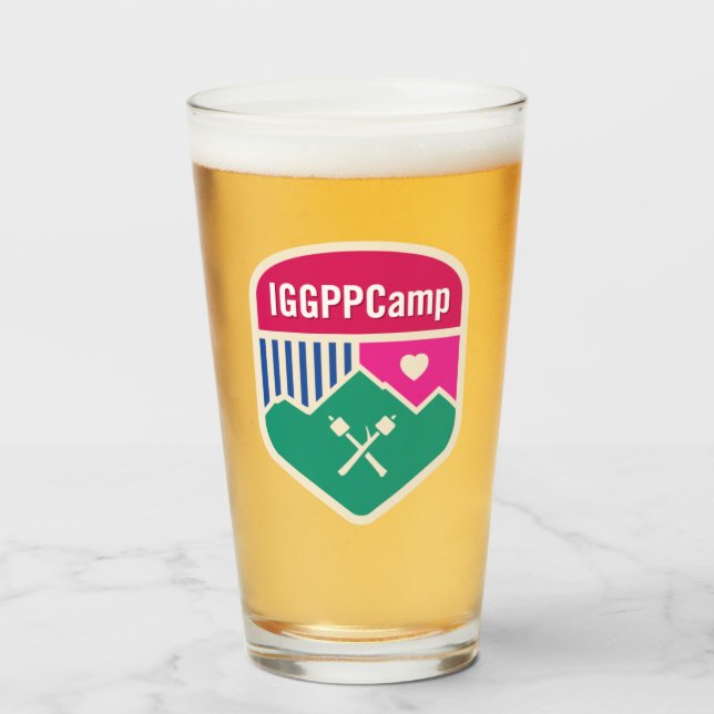 IGGPPCamp Tumbler Beer Glas (Framsida fylld)