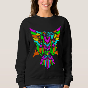 Iggy, Aztec Stil Eagle, Abstrakt, läkning T Shirt