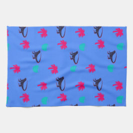 Iggy i köket kökshandduk