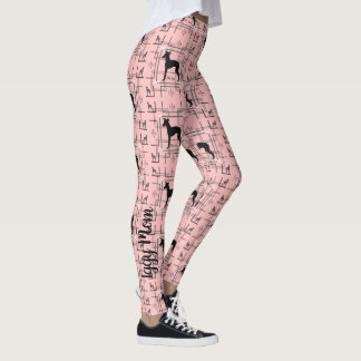 Iggy Mamma Italienska Greyhound Leggings Lularoe H