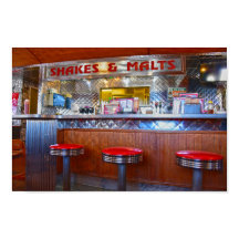 Iggy's Diner interiör, Carthage, Missouri