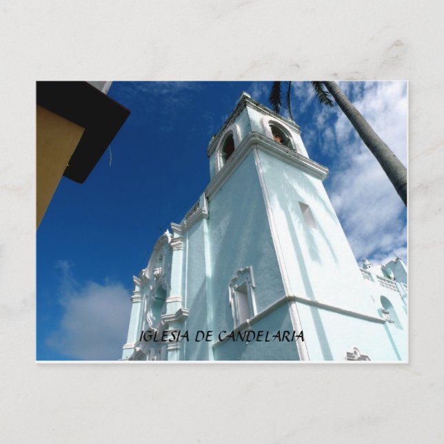Iglesia De Candelaria—Tlacotalpan, Mexiko Vykort (Framsida)