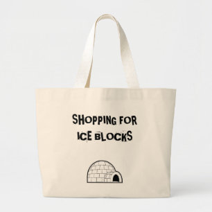 igloo 1 som SHOPPAR FORICE-KVARTER Jumbo Tygkasse