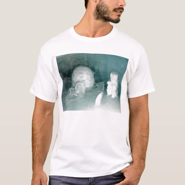 Igloo och Eskimo i is Tee Shirt (Framsida)