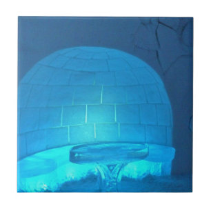 Igloo Room at Hotel de Glace, Quebec, Kanada Kakelplatta