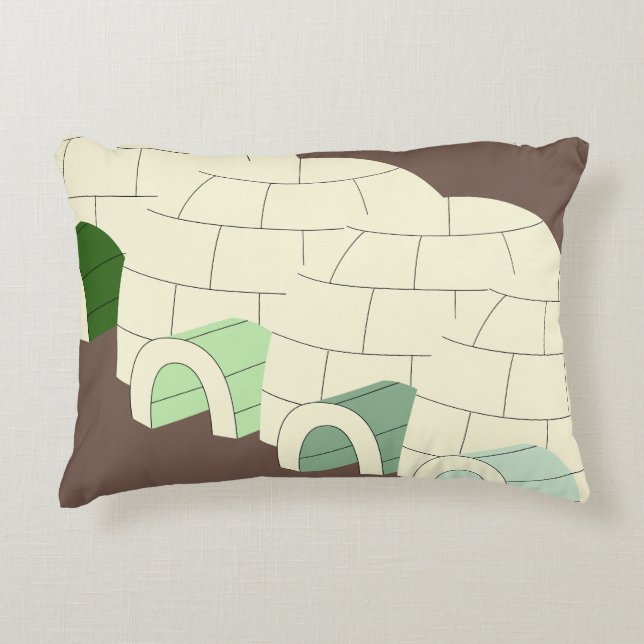 Igloo Tema Prydnadskudde (Framsidan)