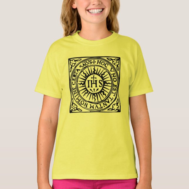 Ignatius of Loyola, Christogram T Shirt (Framsida)