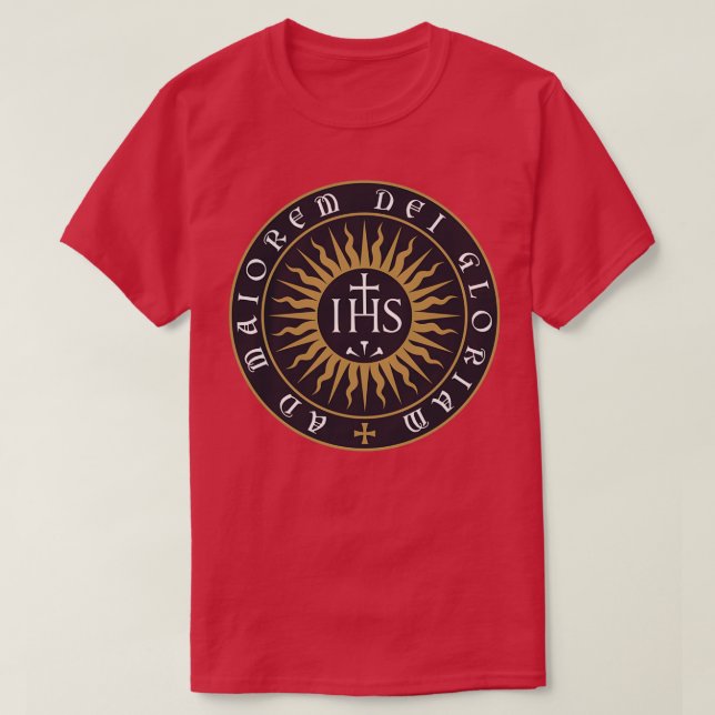 Ignatius of Loyola Society of Jesus T Shirt (Design framsida)