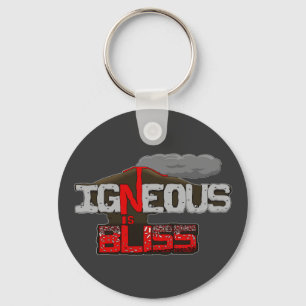 Igneous är Bliss Volcano Keychain Nyckelring